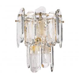 Odeon light 5069/2W HALL ODL24 503 золото/прозрачный/металл/хрусталь Бра E14 2*40W BULLON  купить
